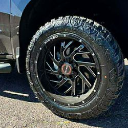 20x10 Wicked Off-road Rims And Tires 33/1250/20 Maxtrek MT