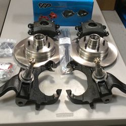 1964 To 72 Chevelle Cutlass A Body Drop Spindle 12” Disc Brake Conversion Big Brake $425.00 Gets It!