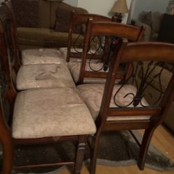Table ,6 Chairs,dining Cabinet And Sofa Take All For $275.00 Or Best Offer 