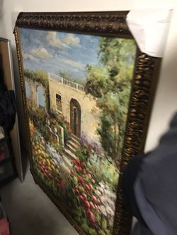 Oil painting on canvas (hand painted) neo classical