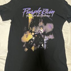 Mens S purple rain t-shirt