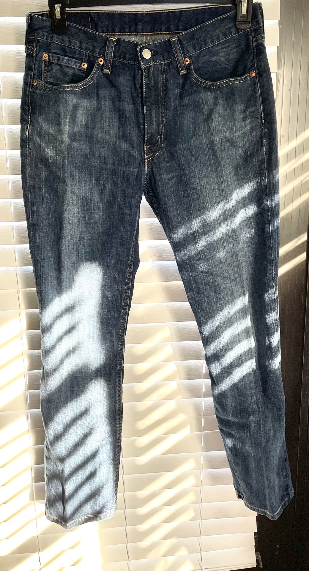 Levi's 514 Straight - 100% Cotton Denim Jeans - Men's 33 x 30