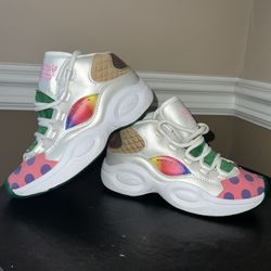 Reebok Question Mid Iverson Classic x Candy Land GZ8826 White/Green Size 2Y