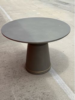 Dante Collection  Dumbo Round Concrete Dining Table by TOV