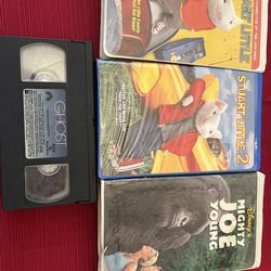 4 kids VHS tapes  $8