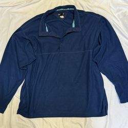 Vintage 90s Patagonia Blue Synchilla Size L Snap T Fleece Pullover