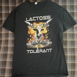 Lactose Tolerant Graphic Tee Black Size M