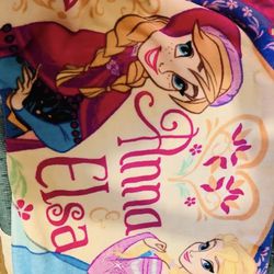 Anna and Elsa Blanket $5