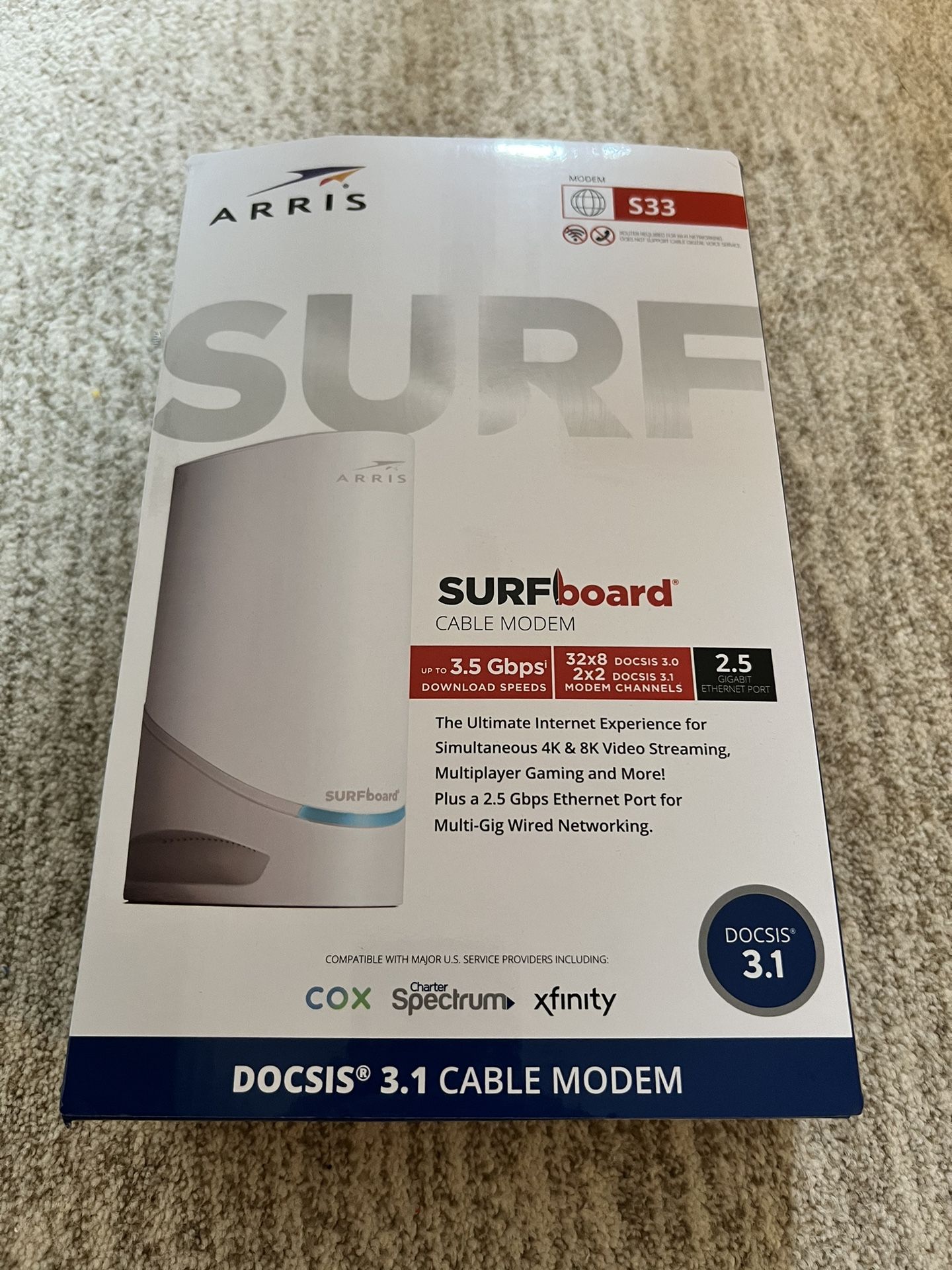Arris SURFboard S33 Cable Modem