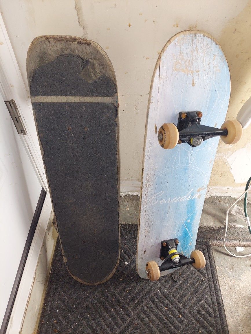 2 Skateboard Cesuden $20 Pair
