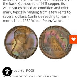RARE && AWESOME 1939 PREWAR ERA PENNY!!!!! 