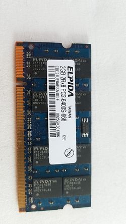 Elpida,2gb laptop memory