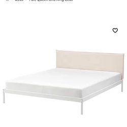 IKEA Queen Bed Frame and Mattress 