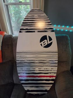 Authentic wooden boogie board