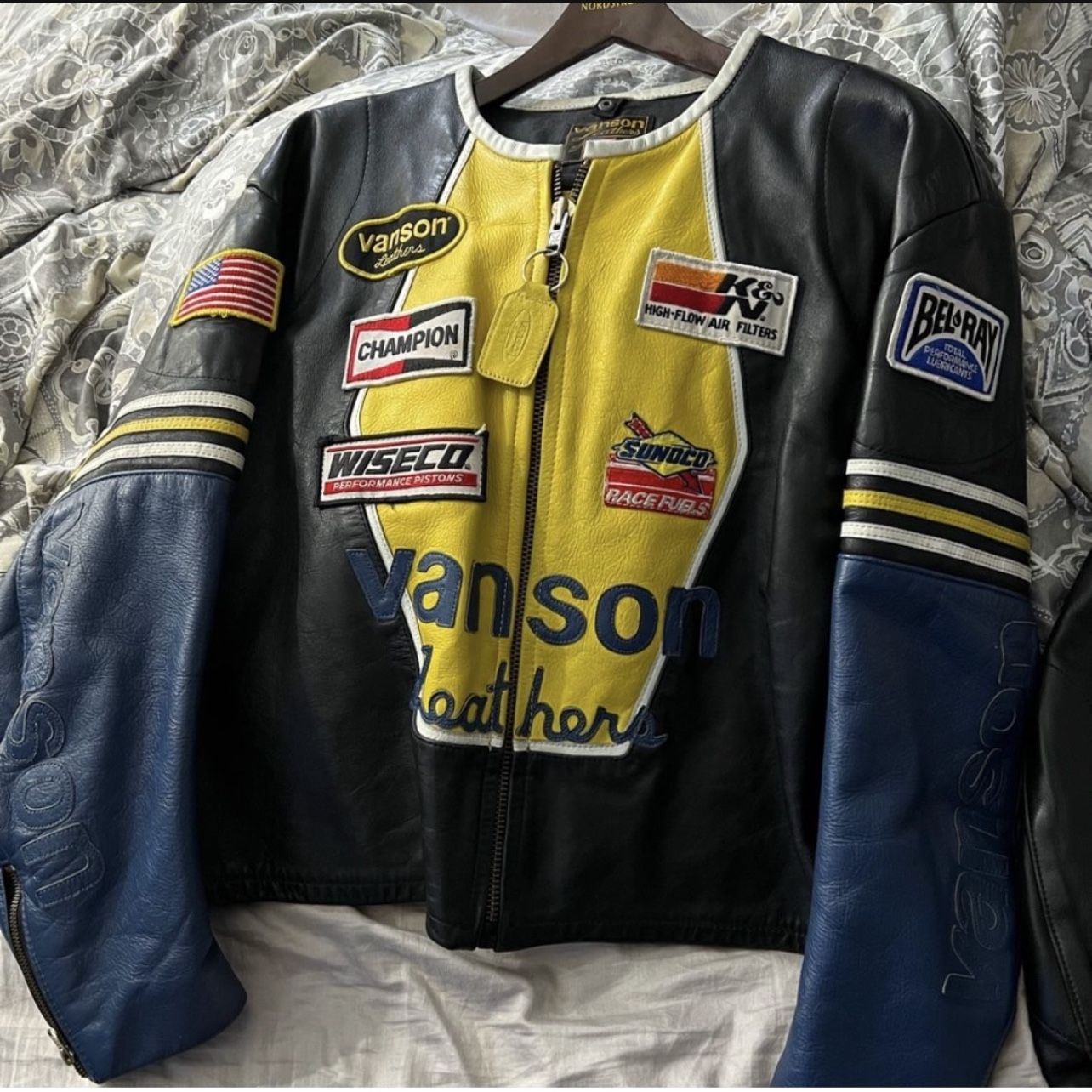 Rare Vanson Leathers Star jacket size 58 from Genesis NYC store