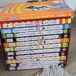 Set of 12 Diary of a Wimpy Kid Softcover Books