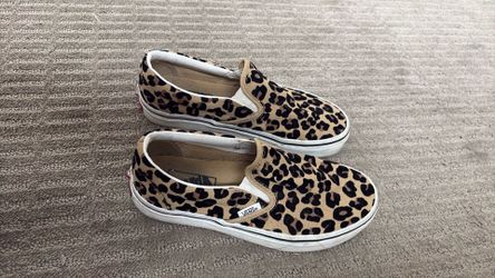 Leopard slip on vans