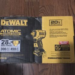 Dewalt 20v 1/2” Compact Impact Wrench Tool Olny 