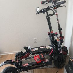 Fast dual motor adult scooters