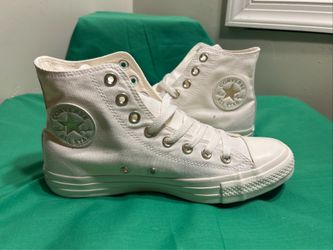 Converse Chuck Taylor All Star High Top Sneakers White size ~ 8.5 women’s  new no box