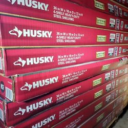 NEW HUSKY HEAVY DUTY 4000lbs. COMMERCIAL SHELVES STORAGE FOOD GRADE NSF CERTIFIED SHELVING 