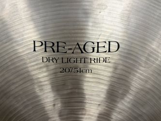 K Zildjian 20" Pre-Aged Dry Light Ride (Late 90s)