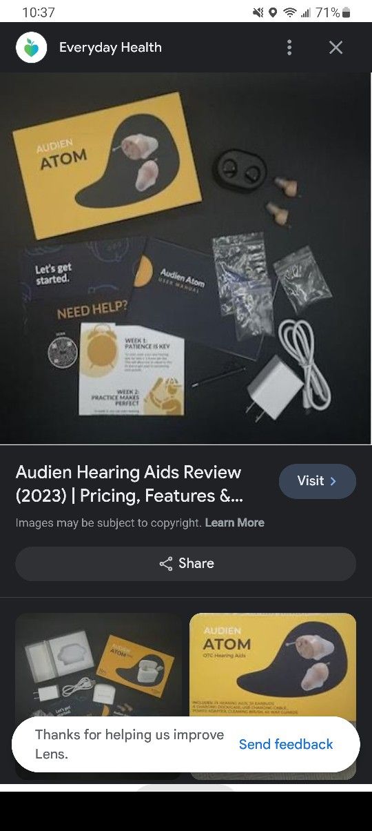 AUDIEN ATOM PRO OTC Hearing Aids