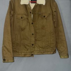Brown Fleece-line Levi Strauss Jacket 