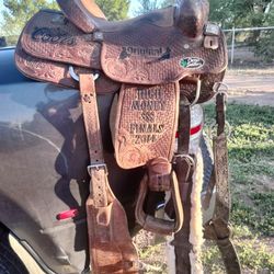 2014 Trophy Cactus Roping Saddle