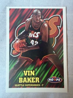 Seattle SuperSonics 13-Card NBA Lot #18 (1991–2001) Rashard Lewis, Vin Baker, Nate McMillan!