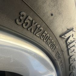 Used Tires  Nitto Ridge Grappler 35 X 12.5 R20 3-4 32nds Left 