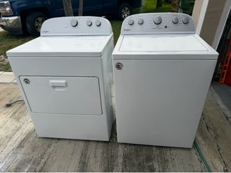 Whirlpool Washer and Dryer Set 3 months warranty delivery and installation available