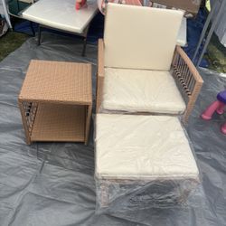 Single Patio Chair Set