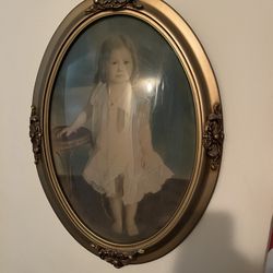 Bubble Glass Antique Frame