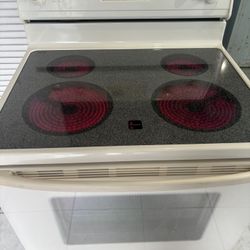 Whirlpool electric stove beige