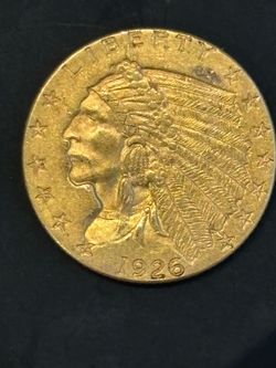 1926 Indian Head $2.50 Gold Quarter Eagle Better Type Raw XF AU