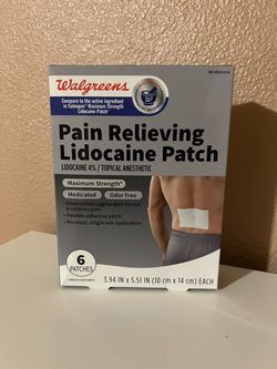 Pain relieving patch