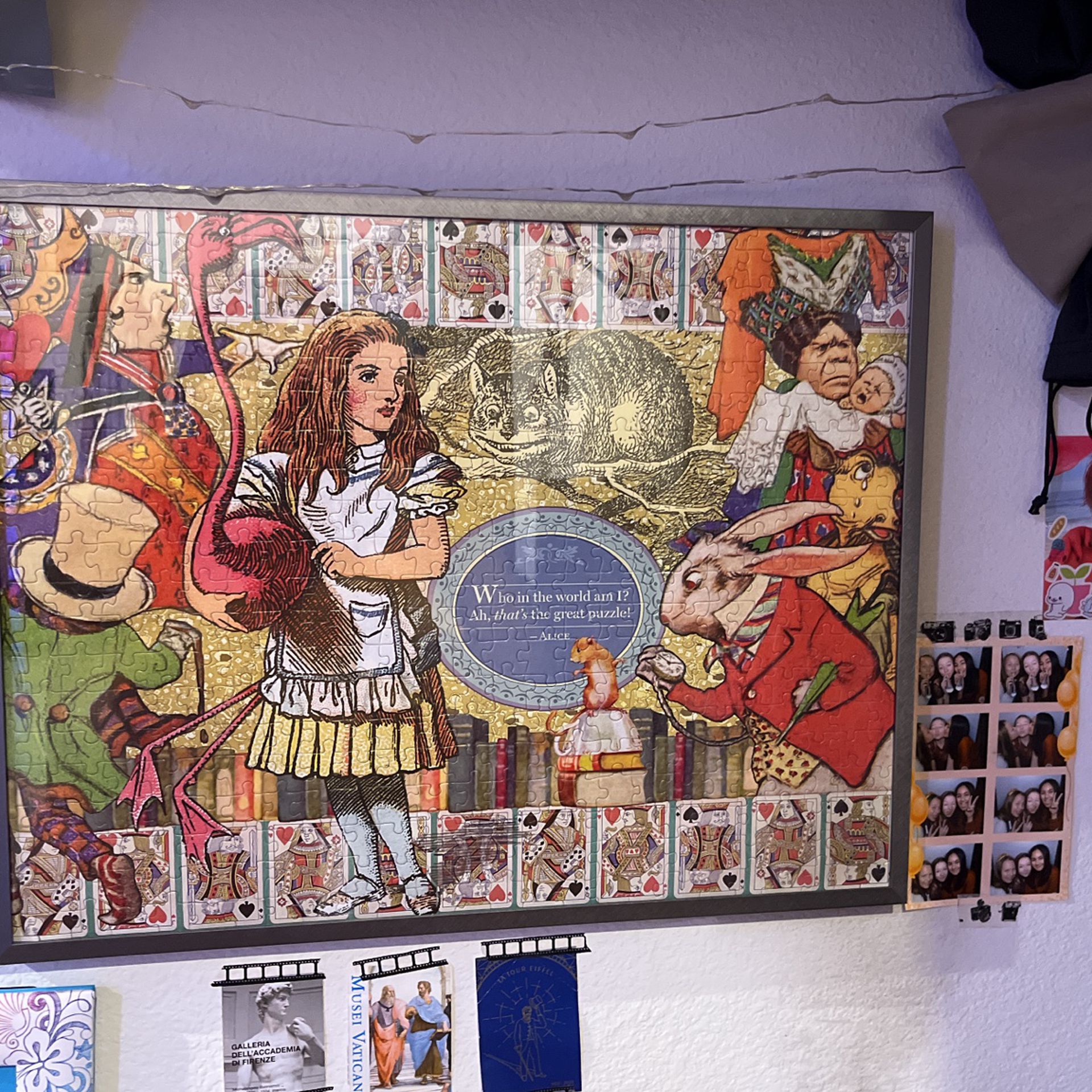 Alice In Wonderland Framed Puzzle