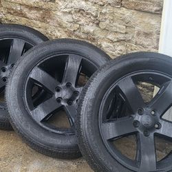 18 Inch RIMS & Tires SIZE 245/55 R18 S 