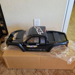 Proline Scx6 Cliffhanger Body. Painted By Proline For There Show Scx6. Its Matte Black And Gloss Black. Brand New