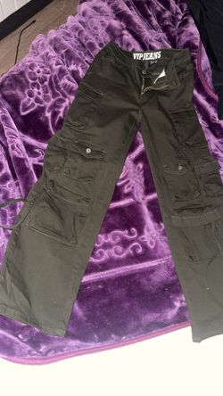 Olive green cargo pants