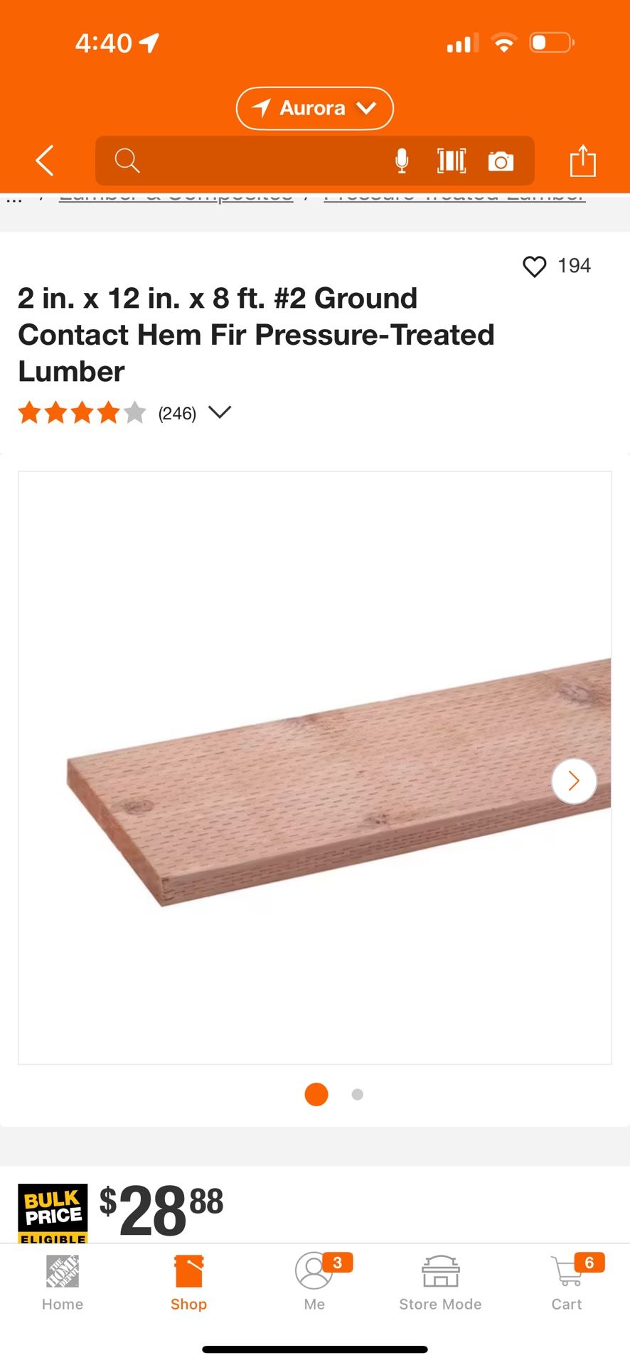 Pressure Treated Wood