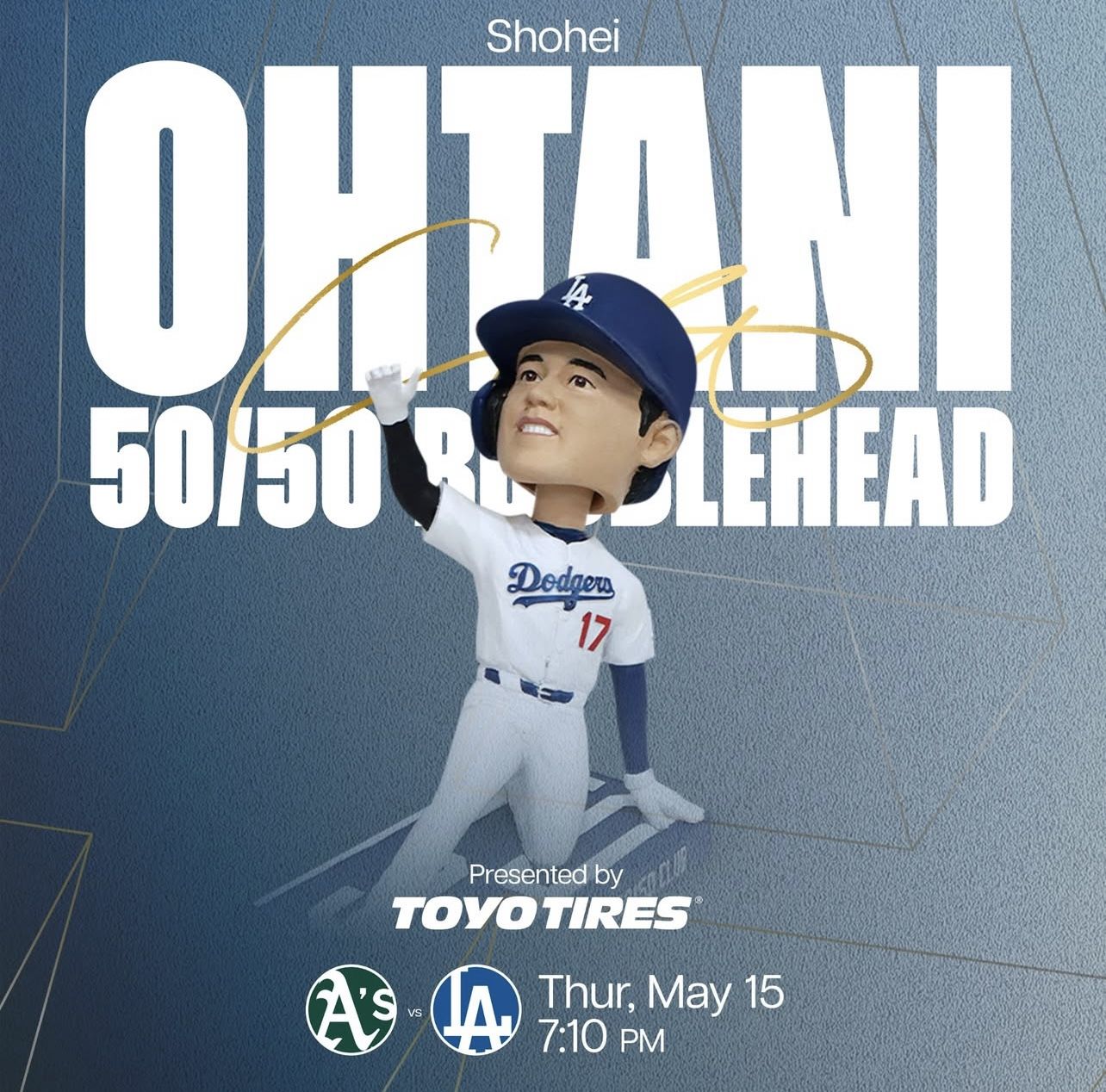 DODGERS v As Ohtani Bobblehead- Aisle Seats