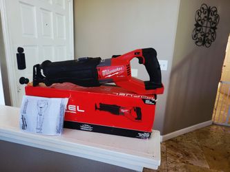 Dewalt M18 FUEL 18V  Brushless Cordless Super SAWZALL Orbital Reciprocating Saw,used Like new (Tool-Only)