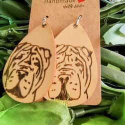 Shar Pei Earrings 