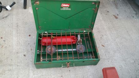 Coleman double burner grill