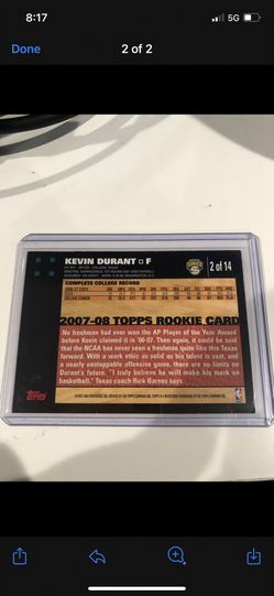 Kevin Durant Rookie Card