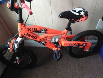Jeep x16 bike dual suspension hotsell
