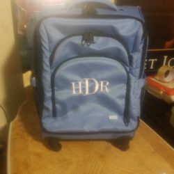 AWESOME BLUE L.L.BEAN SUITCASE!!!!