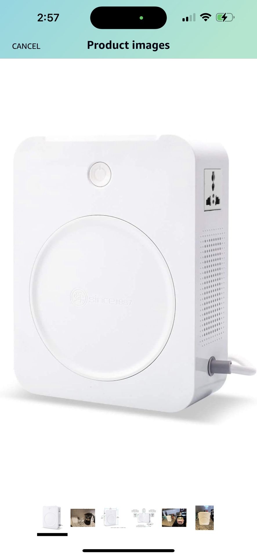 Step Up Voltage Converter 110V to 220V 2000W Power Converter Transformer with Input Power Cable&Output Socket 2000W Lightweight Step Up 110V to 220V V